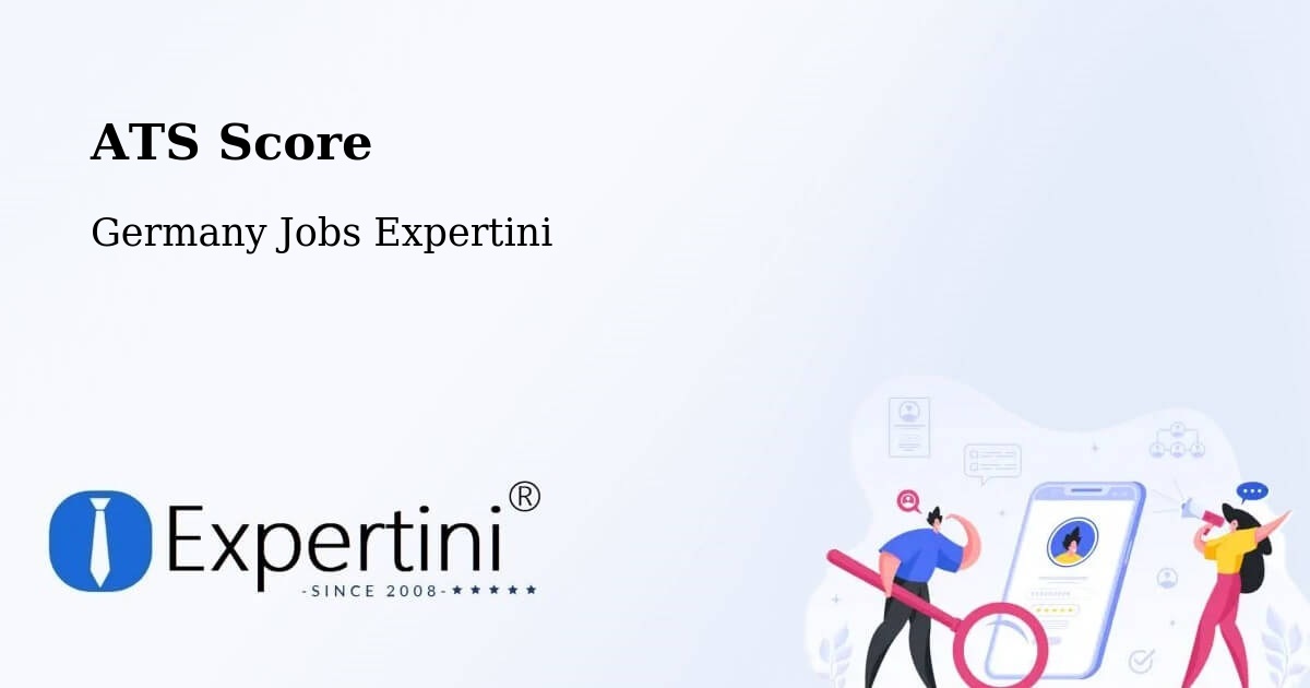 Resume ATS Score & Job Description Match Tool – Geiselwind - Germany Jobs Expertini