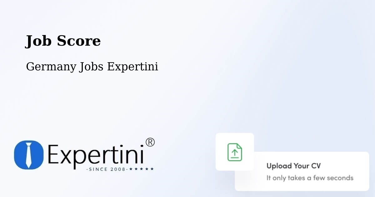 Job Score & Job Description Score Tool – Geiselwind - Germany Jobs Expertini